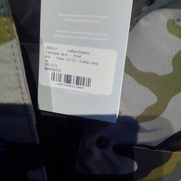 Canada Goose freestyle vest - Green Camouflage - Picture 4 of 11